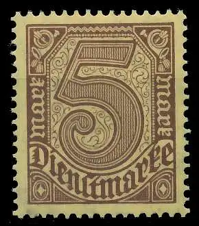 DEUTSCHES REICH DIENSTMARKEN 1920 Nr 33 postfrisch 063FB6