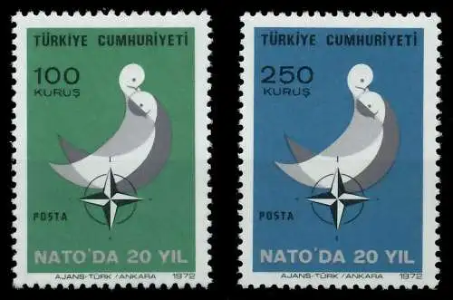 TÜRKEI 1962 Nr 2250-2251 postfrisch SAE9922