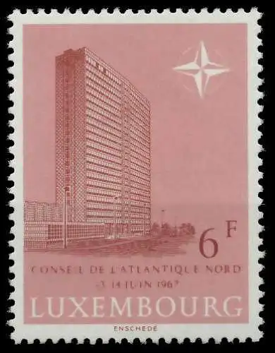 LUXEMBURG 1967 Nr 752 postfrisch SAE993A