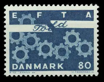 DÄNEMARK 1967 Nr 450x postfrisch SAE9A2E