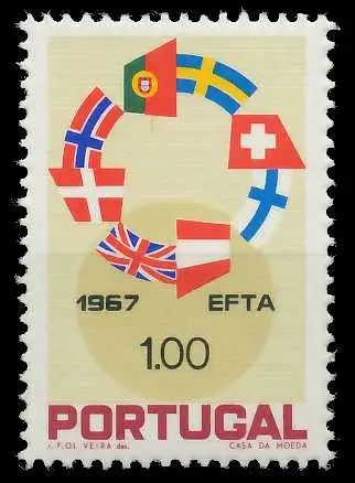 PORTUGAL 1967 Nr 1043 postfrisch SAE9B22