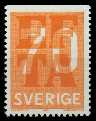 SCHWEDEN 1967 Nr 573Do postfrisch SAE9B6A