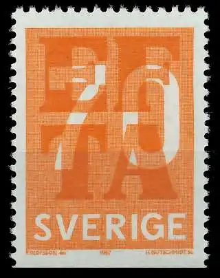 SCHWEDEN 1967 Nr 573Du postfrisch SAE9B4E