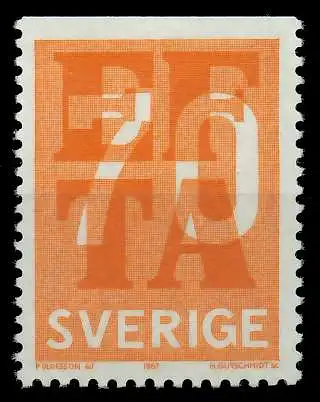 SCHWEDEN 1967 Nr 573Do postfrisch SAE9B72