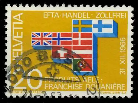 SCHWEIZ 1967 Nr 852 gestempelt 0643A6