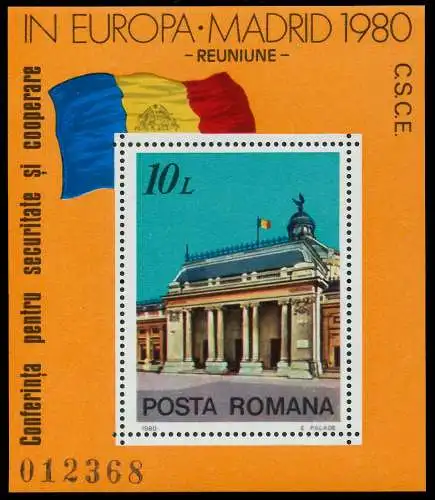 RUMÄNIEN Block 174 postfrisch SAEFF1A