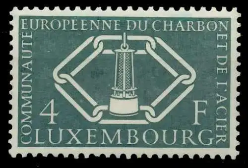 LUXEMBURG 1956 Nr 554 ungebraucht 06A86E
