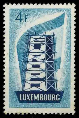 LUXEMBURG 1956 Nr 557 ungebraucht 06A8AA