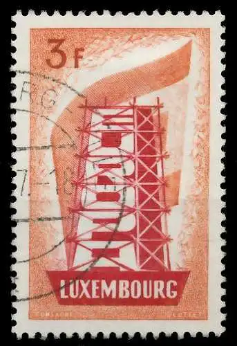 LUXEMBURG 1956 Nr 556 gestempelt 06A8BE