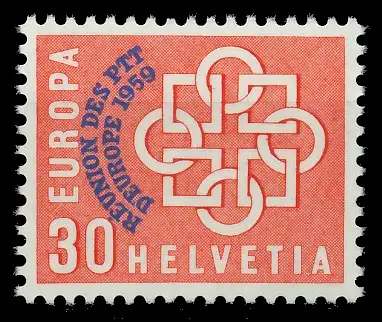 SCHWEIZ 1959 Nr 681 postfrisch 06AA46