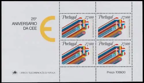 PORTUGAL Block 34 postfrisch SAF0426