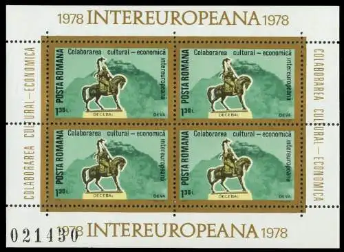 RUMÄNIEN Block 151 postfrisch SAFA3C6