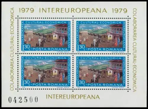 RUMÄNIEN Block 157 postfrisch SAFA3FA