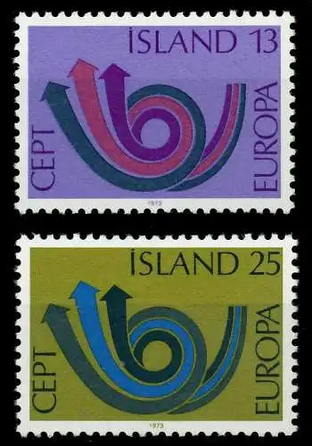 ISLAND 1973 Nr 471-472 postfrisch S7D9D86
