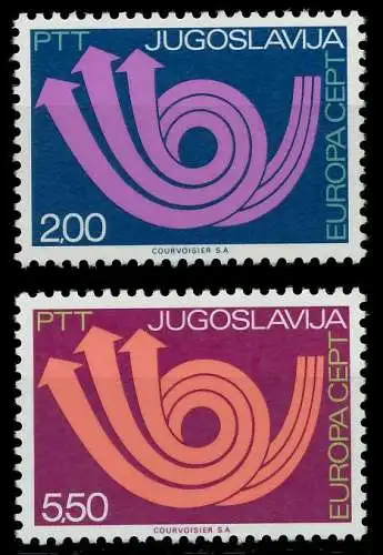 JUGOSLAWIEN 1973 Nr 1507-1508 postfrisch S7D9D8E