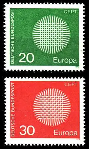 BRD BUND 1970 Nr 620-621 postfrisch SAFAA9E