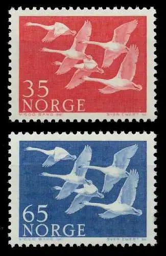 NORWEGEN 1956 Nr 406-407 postfrisch SAFF0FA