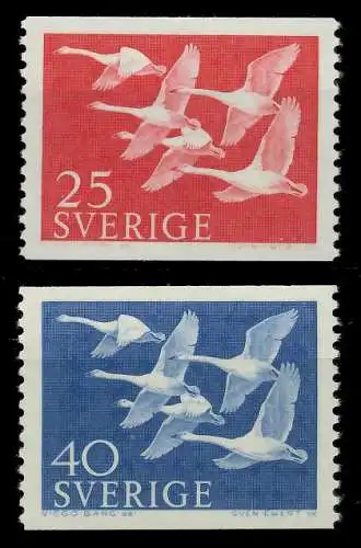 SCHWEDEN 1956 Nr 416-417 postfrisch SAFF136