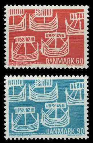 DÄNEMARK 1969 Nr 475-476 postfrisch SB041D6