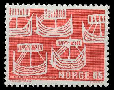 NORWEGEN 1969 Nr 579 postfrisch SB04262