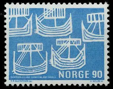 NORWEGEN 1969 Nr 580 postfrisch SB0426A