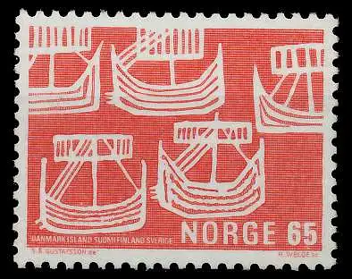 NORWEGEN 1969 Nr 579 postfrisch SB04266