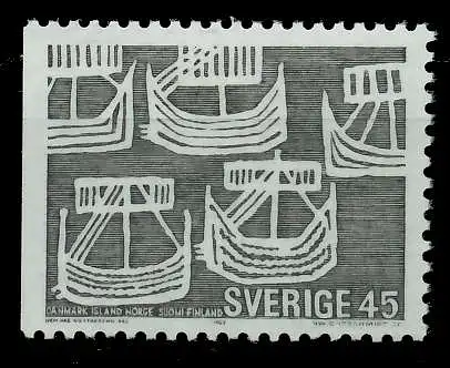 SCHWEDEN 1969 Nr 629Dl postfrisch SB042F2