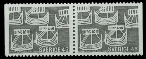 SCHWEDEN 1969 Nr 629Dl Dr postfrisch WAAGR PAAR SB04322