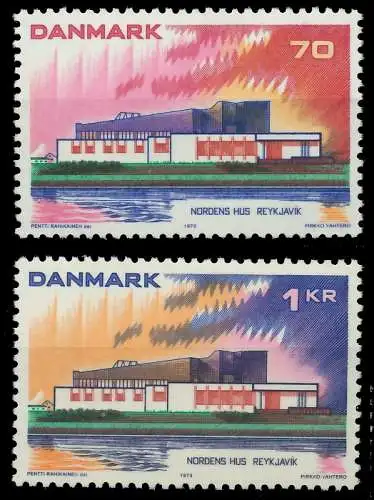 DÄNEMARK 1973 Nr 545-546 postfrisch SB0434E