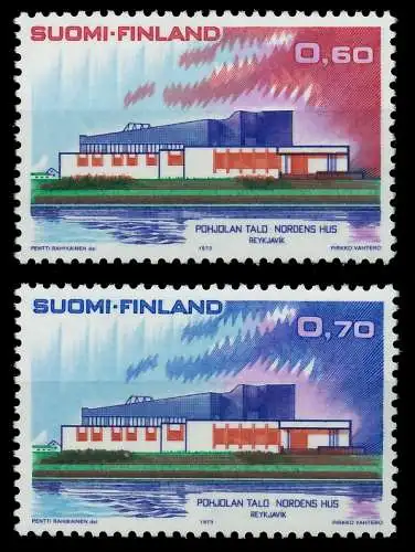 FINNLAND 1973 Nr 724-725 postfrisch SB0439A