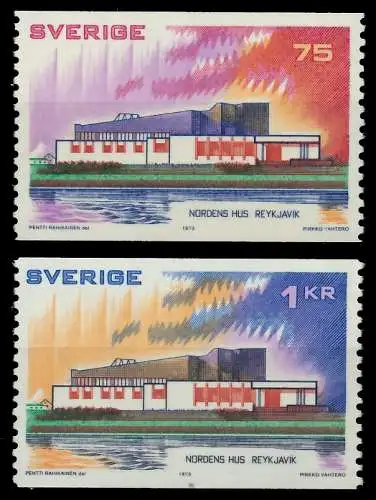 SCHWEDEN 1973 Nr 808-809 postfrisch SB04442
