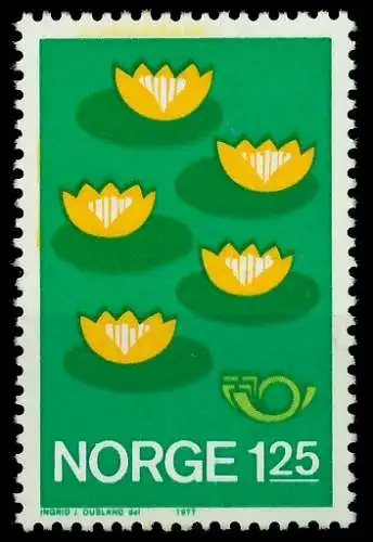 NORWEGEN 1977 Nr 737u postfrisch SB0454A