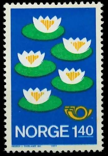 NORWEGEN 1977 Nr 738v postfrisch SB0453E