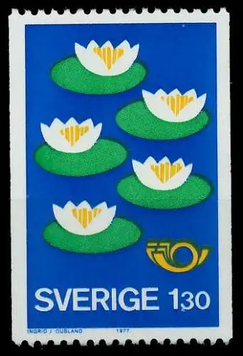 SCHWEDEN 1977 Nr 973u postfrisch SB04582