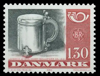 DÄNEMARK 1980 Nr 708 postfrisch SB04766