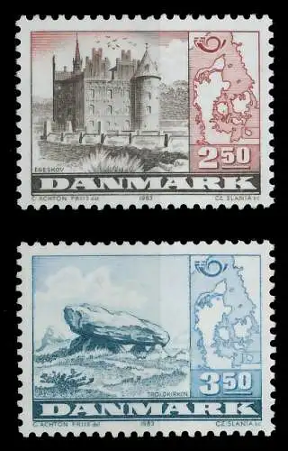 DÄNEMARK 1983 Nr 772-773 postfrisch SB0482A