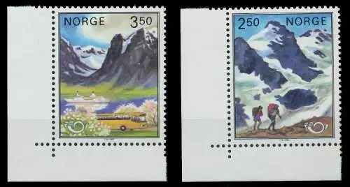 NORWEGEN 1983 Nr 881-882 postfrisch ECKE-ULI 07A8EA