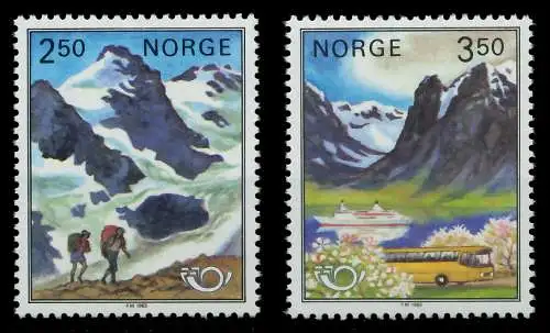 NORWEGEN 1983 Nr 881-882 postfrisch 07A8F6