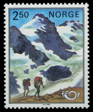 NORWEGEN 1983 Nr 881 postfrisch SB0486A