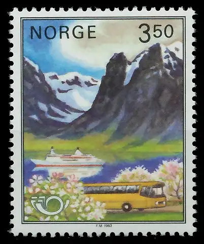 NORWEGEN 1983 Nr 882 postfrisch SB0486E