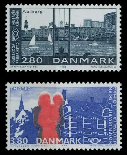 DÄNEMARK 1986 Nr 868-869 postfrisch SB048AE