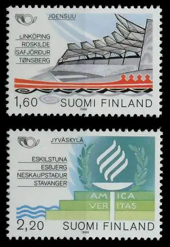 FINNLAND 1986 Nr 996-997 postfrisch SB048C6