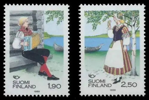 FINNLAND 1989 Nr 1084-1085 postfrisch SB049A2