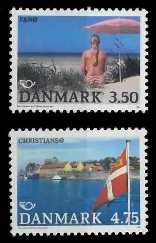 DÄNEMARK 1991 Nr 1003-1004 postfrisch SB0E922