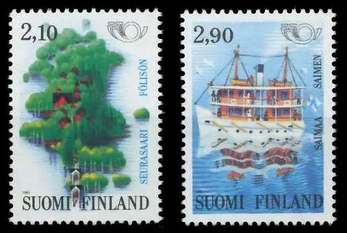 FINNLAND 1991 Nr 1142-1143 postfrisch SB0E96E