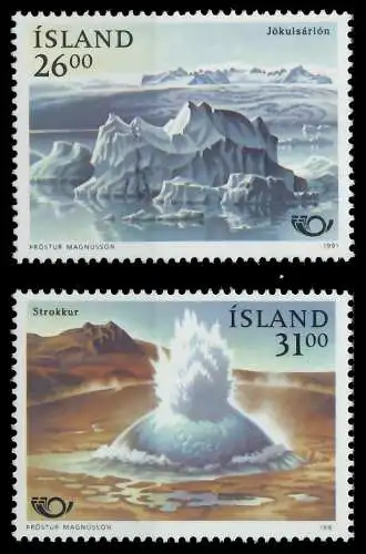 ISLAND 1991 Nr 747-748 postfrisch SB0E9EE