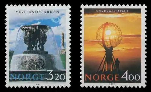 NORWEGEN 1991 Nr 1068-1069 postfrisch SB0EA0E