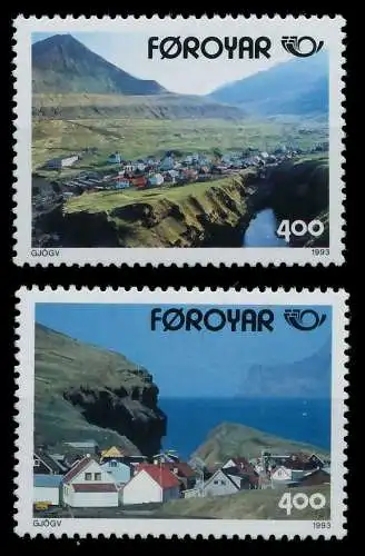 FÄRÖER 1993 Nr 246-247 postfrisch 0842FA