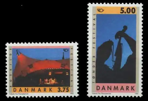 DÄNEMARK 1995 Nr 1105-1106 postfrisch SB0EB52
