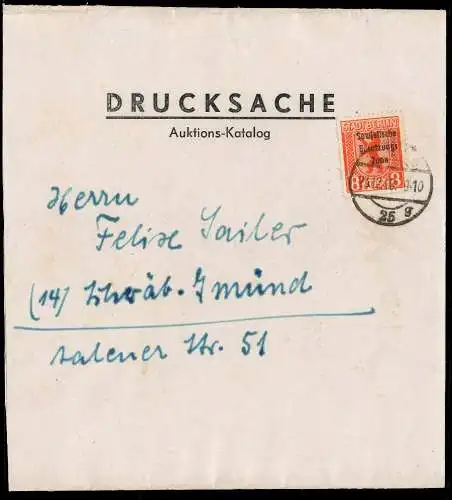 SBZ ALLG. AUSGABEN Nr 202 BRIEF EF 795456